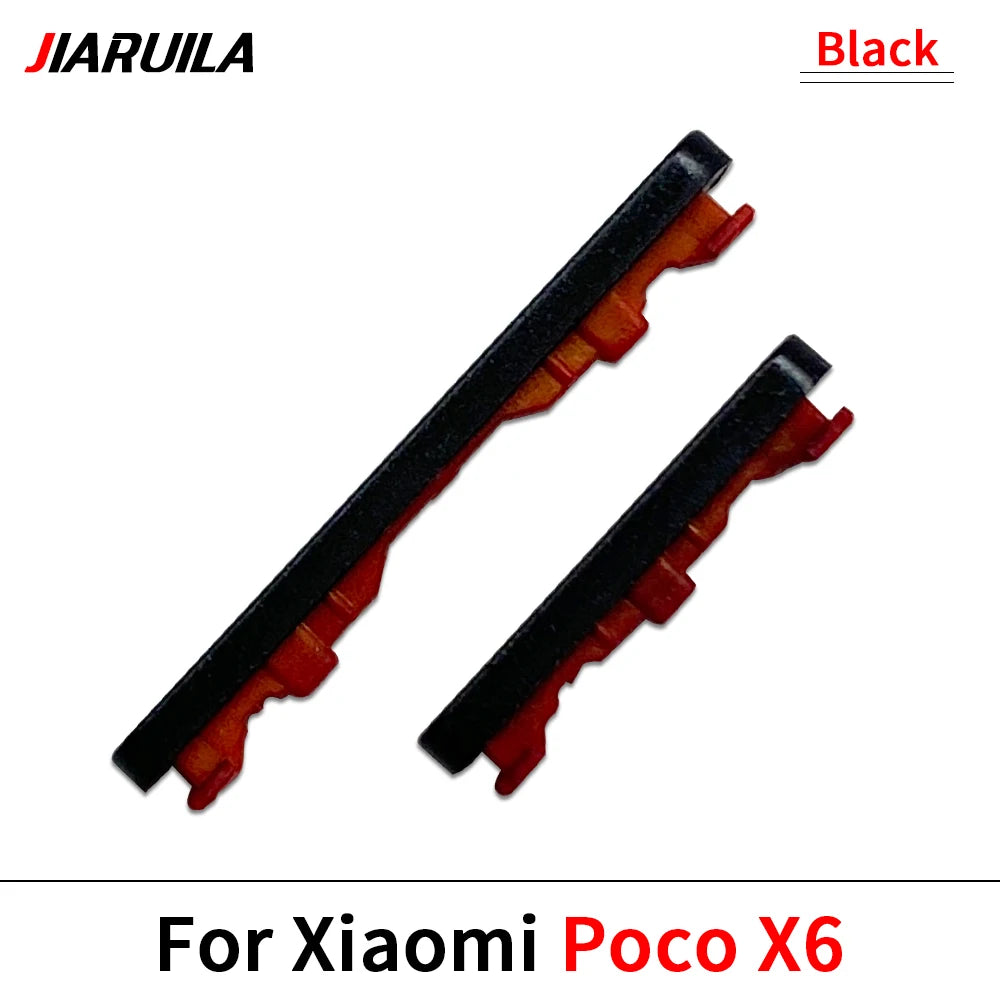 Side Key Power and Volume Button For Xiaomi Poco X4 X5 X6 Pro 5G Replacement Parts Xiaomi  Xiao mi phone repair parts