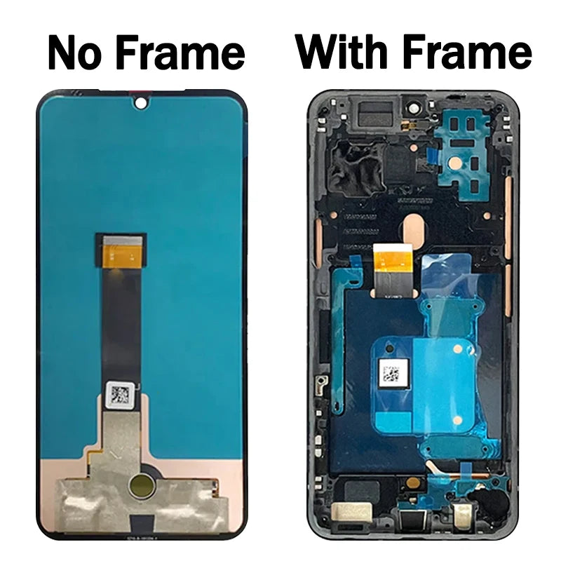 6.8"Super AMOLED For LG V60 ThinQ 5G LM-V600 A001LG LCD Display Touch Screen Digitizer For LG V60 LCD With Fingerprint LG phone repair parts