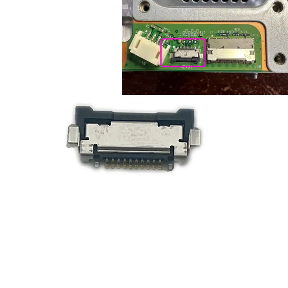 1PC For Xbox Series X Power / Eject Button Flex Cable Connector For XSX NEXUS FPC  & USB Connector Socket Repair Part Game console repair parts