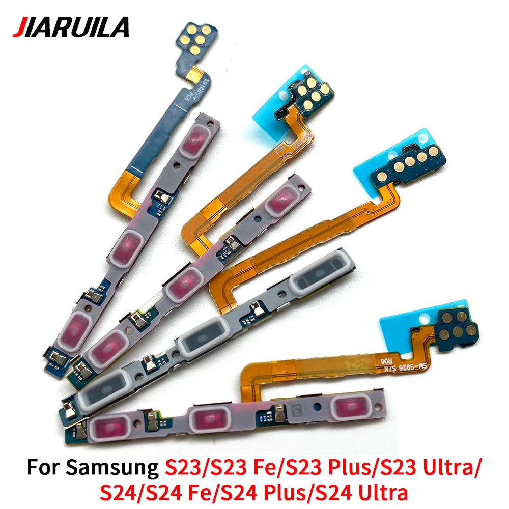 OEM Power On Off Volume Button Flex Cable For Samsung S25 S24 S23 S22 Plus Ultra S24 Fe S23 Fe With Waterproof Samsung phone repair parts