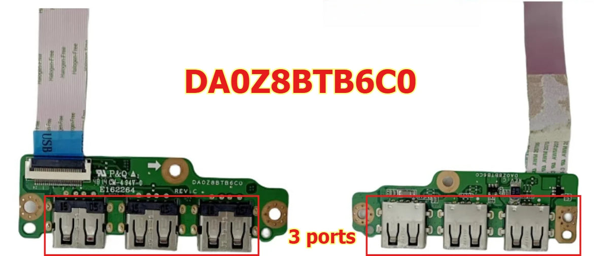 USB Audio Board For Acer E5-471 E5-421 E5-411 472 V3-472 P246 ZQ0 Z8B DA0ZQ0TB6C0 DA0Z8BTB6C0 USB Daughter switch power board Acer laptop repair parts