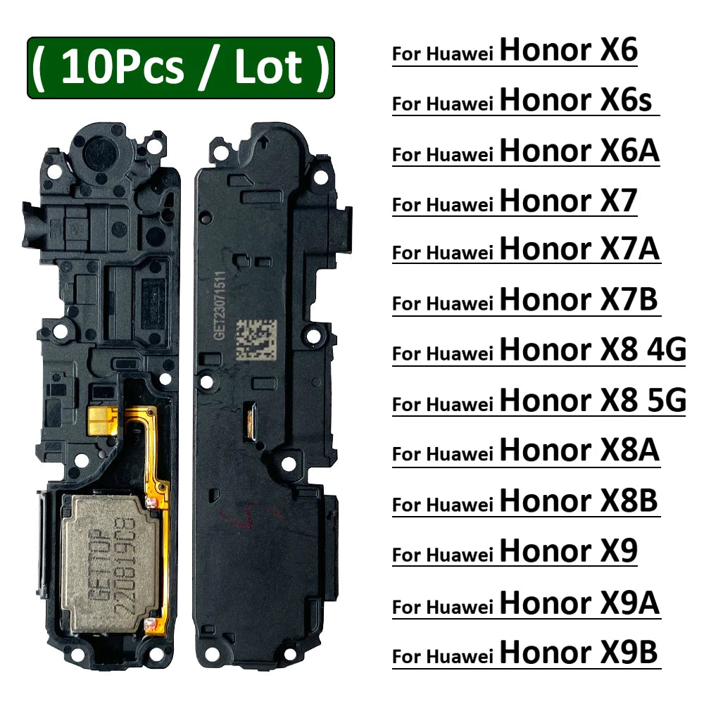 10Pcs, Buzzer Ringer Loud Speaker Loudspeaker Flex Cable For Huawei Honor X6 X6A X6s X7 X7A X7B X8 X8A X8B X9 X9A X9B 4G 5G Huawei phone repair parts