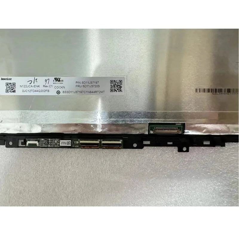12.2 Inch Laptop Touch Screen For Lenovo Yoga 500W Gen4 5D11J37203 SD11J37197 5D11J37201 1920×1200 N122JCA-ENK Screen Digitizer Assembly Lenovo laptop repair parts
