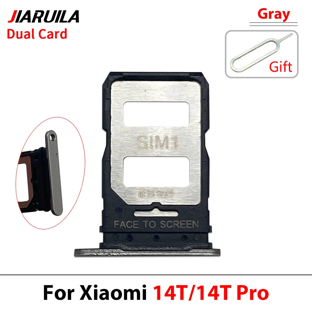New For Xiaomi Mi 14 14T 15 15T Pro Ultra SIM Card Tray Slot Holder Adapter Accessories  Xiaomi  Xiao mi phone repair parts