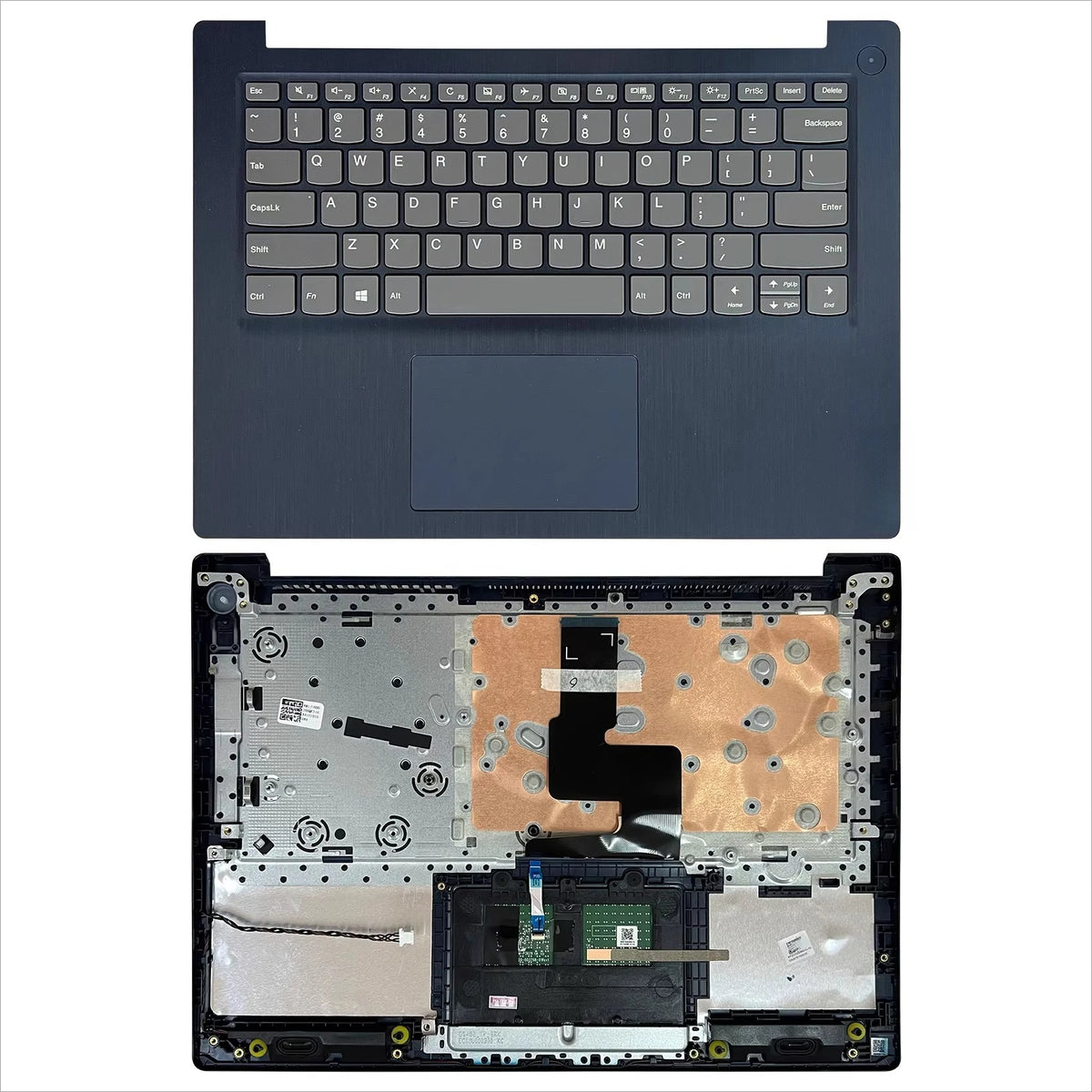 Upper case keyboard for Lenovo ideaPad 14s IIL ARE IML 2020 3-14ARE05 topcase palmrest C shell keyboard cover touchpad assembly Lenovo laptop repair parts