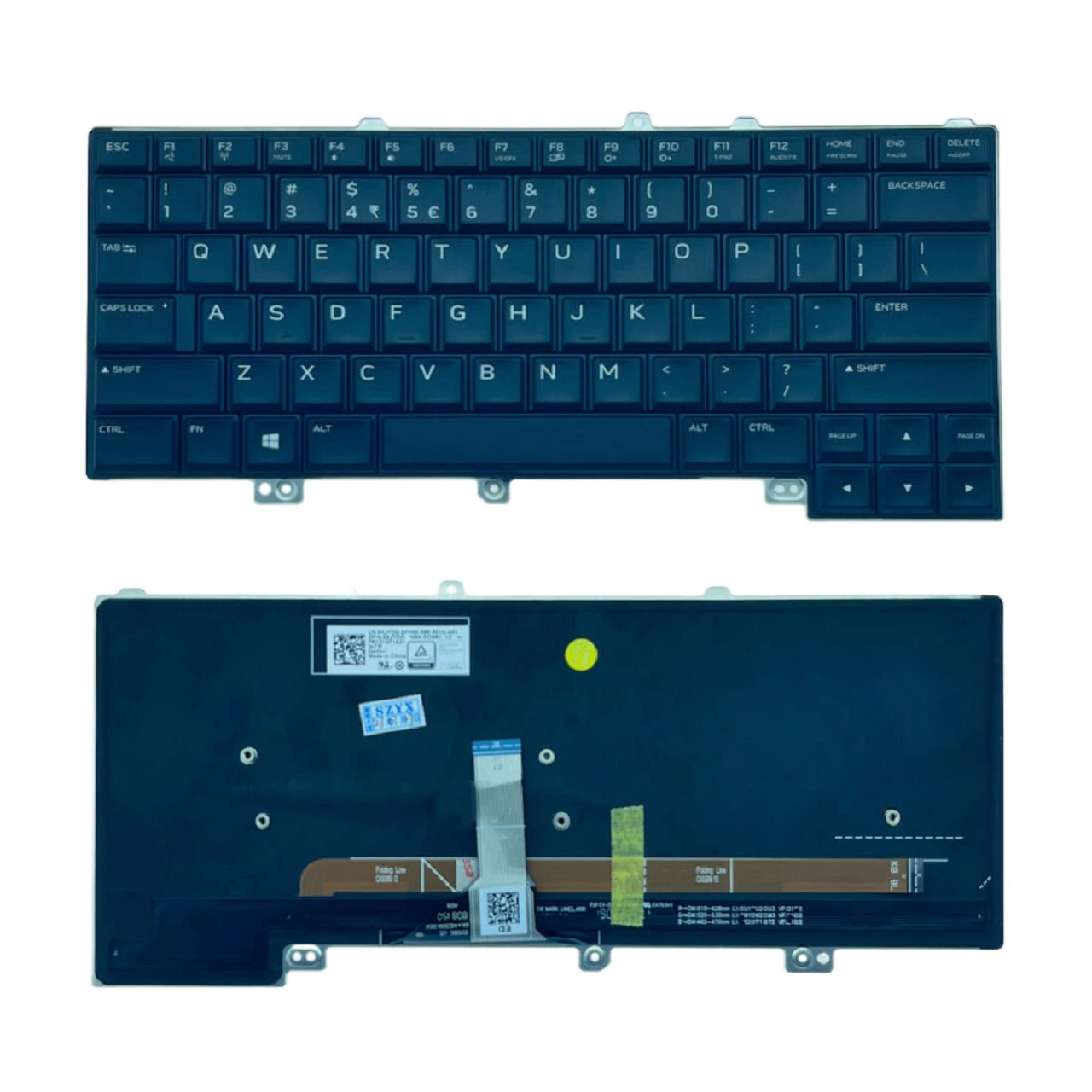 New US Language  Backlit Keyboard For Dell Alienware 13 R3 15 R3 15 R4 Notebook PC Replacement Keyboard NSK-ED1BC 0CMVJPDell laptop repair parts