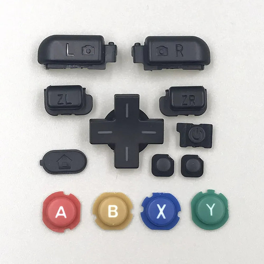 1-5sets For NEW 3DS ABXY Button LR ZL ZR HOME Button Replacement Parts Game console repair parts