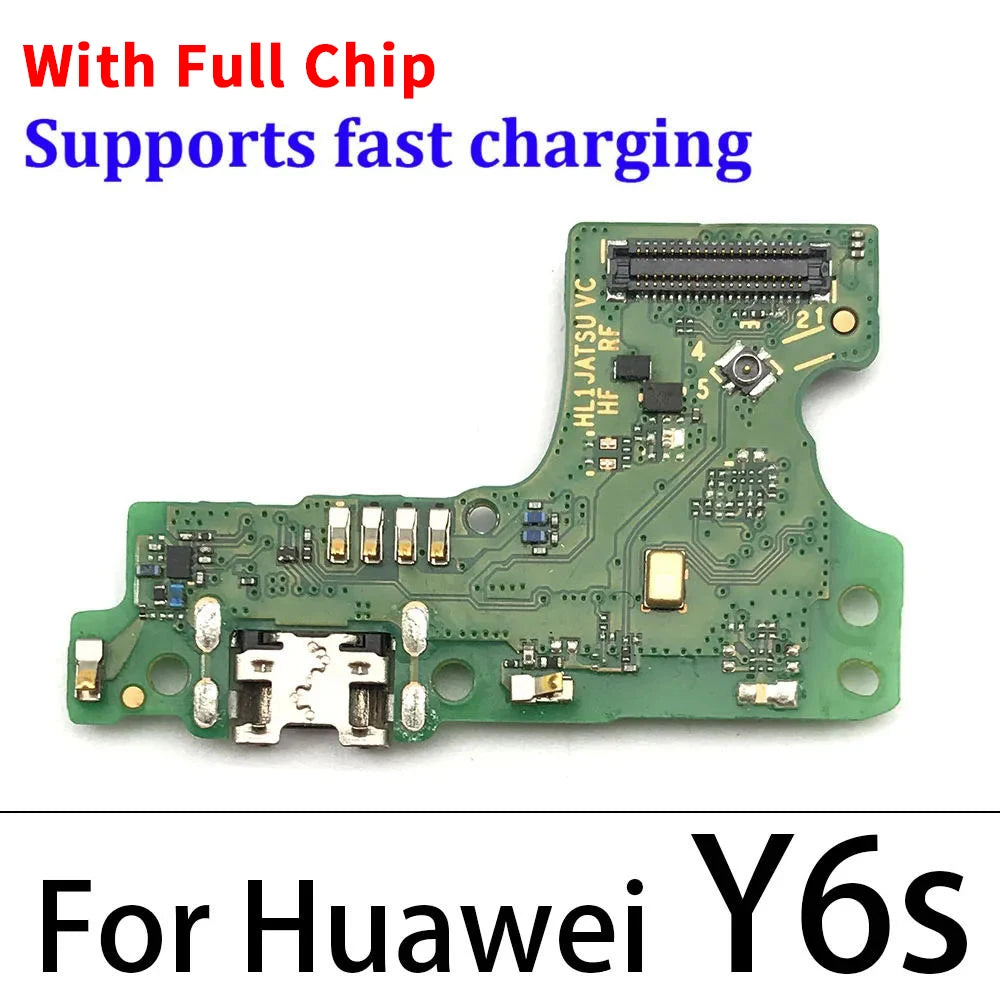 Dock Connector USB Charger Charging Port Board Flex Cable For Huawei Y5 Y6 Y7 Y9 Prime 2017 2018 2019 Y6s Y6P Y7P Y8s Y8P Y9s Huawei phone repair parts