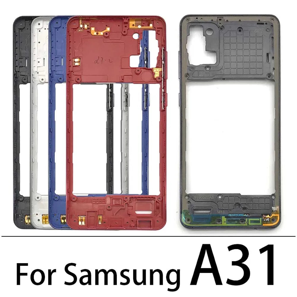 10Pcs/Lot, Middle Frame Bezel Middle Plate For Samsung A31 A41 A51 A71 Repair Parts Samsung phone repair parts