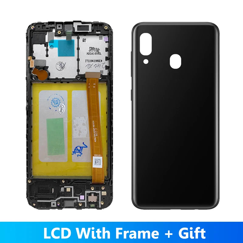 5.8" A20E A202 A202F Display Screen for Samsung Galaxy A20e LCD Display Touch Screen Digitizer Assembly Replacement with Frame Samsung phone repair parts