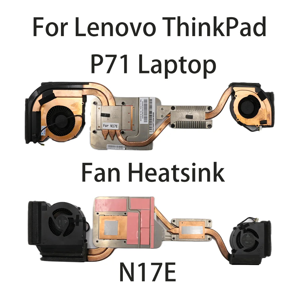 Original For Lenovo ThinkPad P71 Laptop Fan Heatsink CPU Cooler Cooling Fan N17E FRU:01AV344 Lenovo laptop repair parts