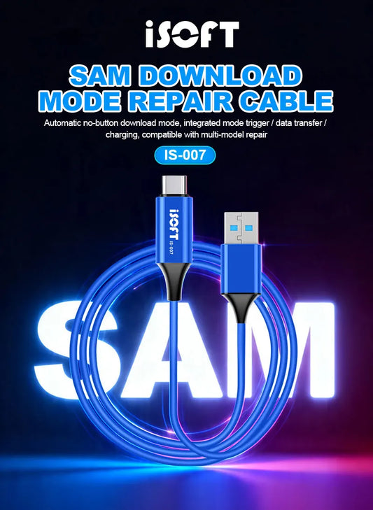 ISOFT IS-007 Automatic Recovery Line Automatic Press Free, Set Mode Trigger/Data Transfer/Charging For SAM Mobile Phone Repair Professional Repair Tools