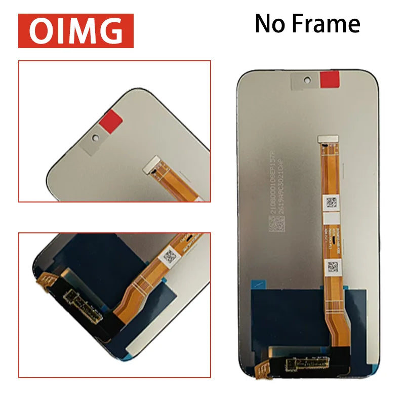 6.75' IPS LCD For Oppo A6X A6x 4G 5G LCD Display Touch Screen Digitizer Assembly CPH2819 CPH2823 Replacement Oppo phone repair parts Realme phone repair parts