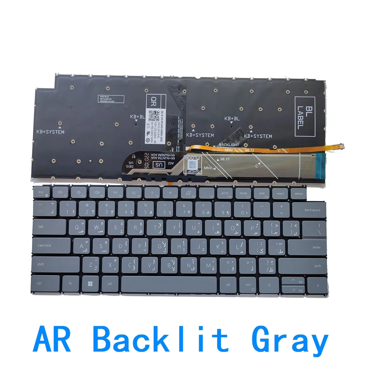 US RU SP AR BR Backlit Keyboard For Dell Inspiron 5310 5410 5415 5418 7415 7425 Vostro14Pro P144G P147G Latitude 3420Dell laptop repair parts