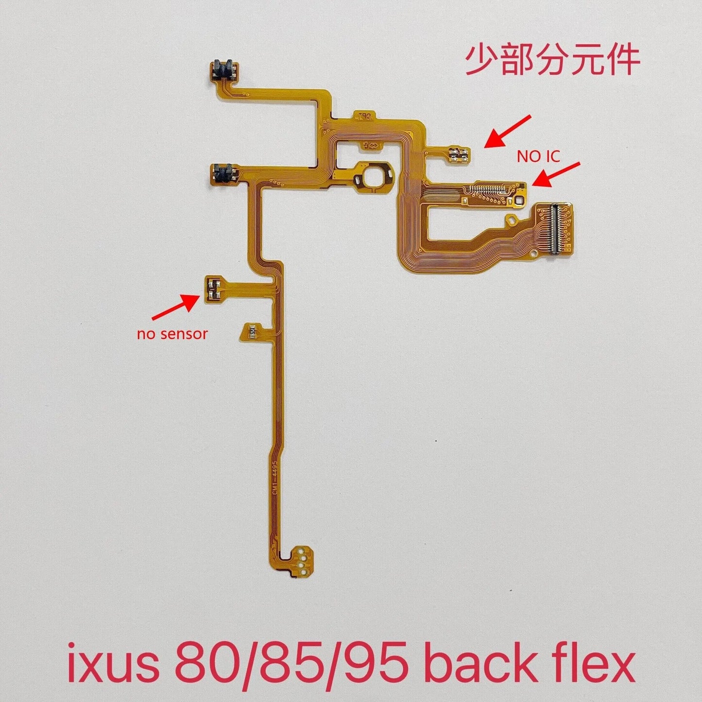 New IXUS80 Lens Back Flex Cable Repair Part for Canon IXUS80 IXUS85 IXUS95 Camera  Digital Camera repair parts
