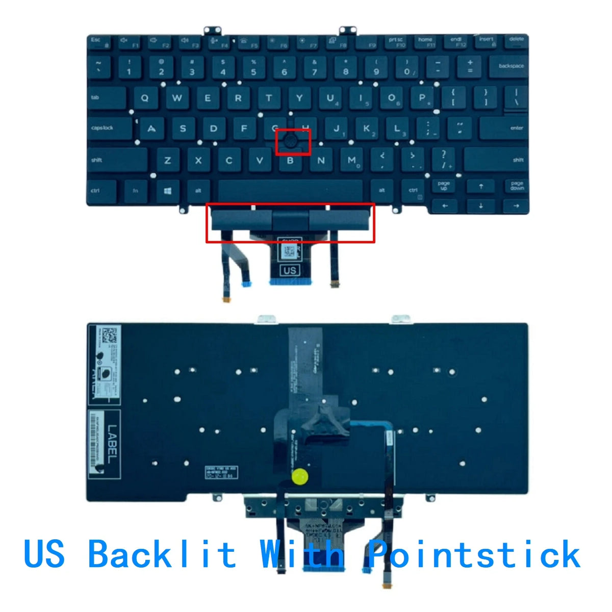 New US Spanish Latin Brazil Portuguese language  Backlit Keyboard For Dell Latitude 5400 5401 5410 5411 (Y2019) 0MNFJ6Dell laptop repair parts