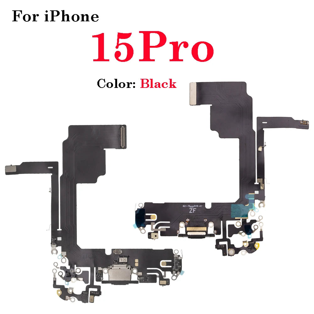 1Pcs New Brand For iPhone 16 15 Plus16 15 Pro Max Dock Charging Port Flex Cable USB Charger Connector Replacement Part iPad tablet repair parts