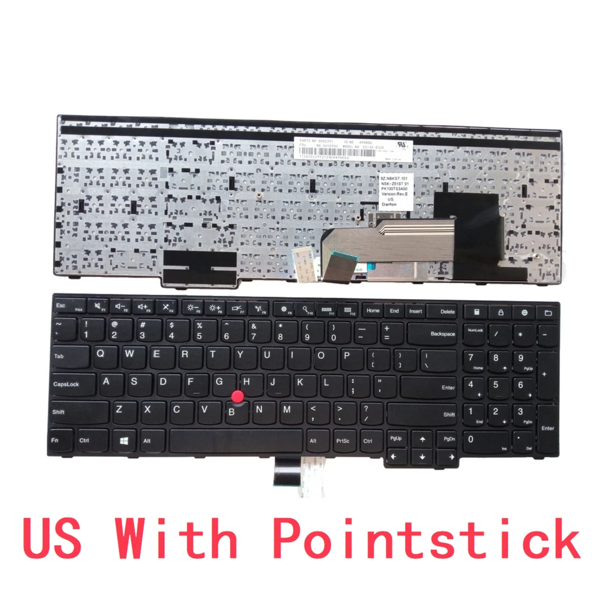 New US Russian Spanish Brazil Laptop Keyboard For Lenovo Thinkpad Edge E550 E550C E555 E555C E560 E560p E565 E560C E565C 01AX880 Lenovo laptop repair parts