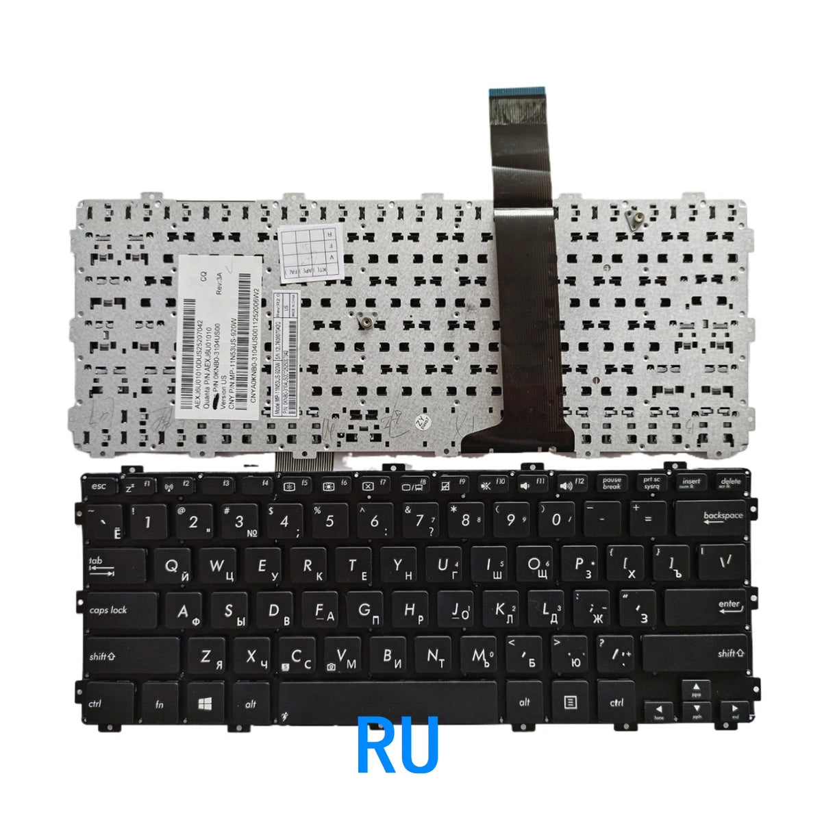 New US Russian Latin language  Keyboard For ASUS X Series X301 X301A X301E X301EB X301K X301S X301U F301 F301A S301 S301A ASUS laptop repair parts