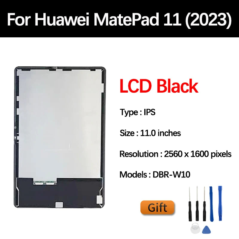 AAA+ 11.0" OEM For Huawei MatePad 11 (2023) DBR-W10 LCD Display Touch Sensor Glass Screen Digitizer Assembly Replacement Tablet repair parts