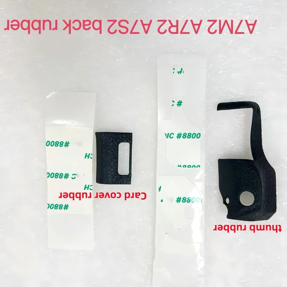 New A7M2 Back Rubber for Sony A7M2 A7R2 A7S2 A7II A7RII A7SII Thumb Rubber Card Cover Rubber Repair Parts Digital Camera repair parts