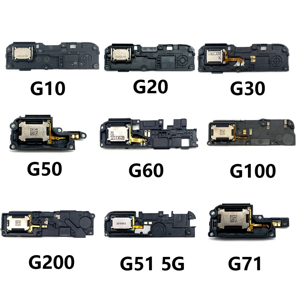 30Pcs Buzzer Ringer Loud Speaker Loudspeaker Flex Cable For Motorola Moto G100 G10 G30 G51 G50 G71 5G G200 G60 G20 G60s G31 G32 Motorola phone repair parts