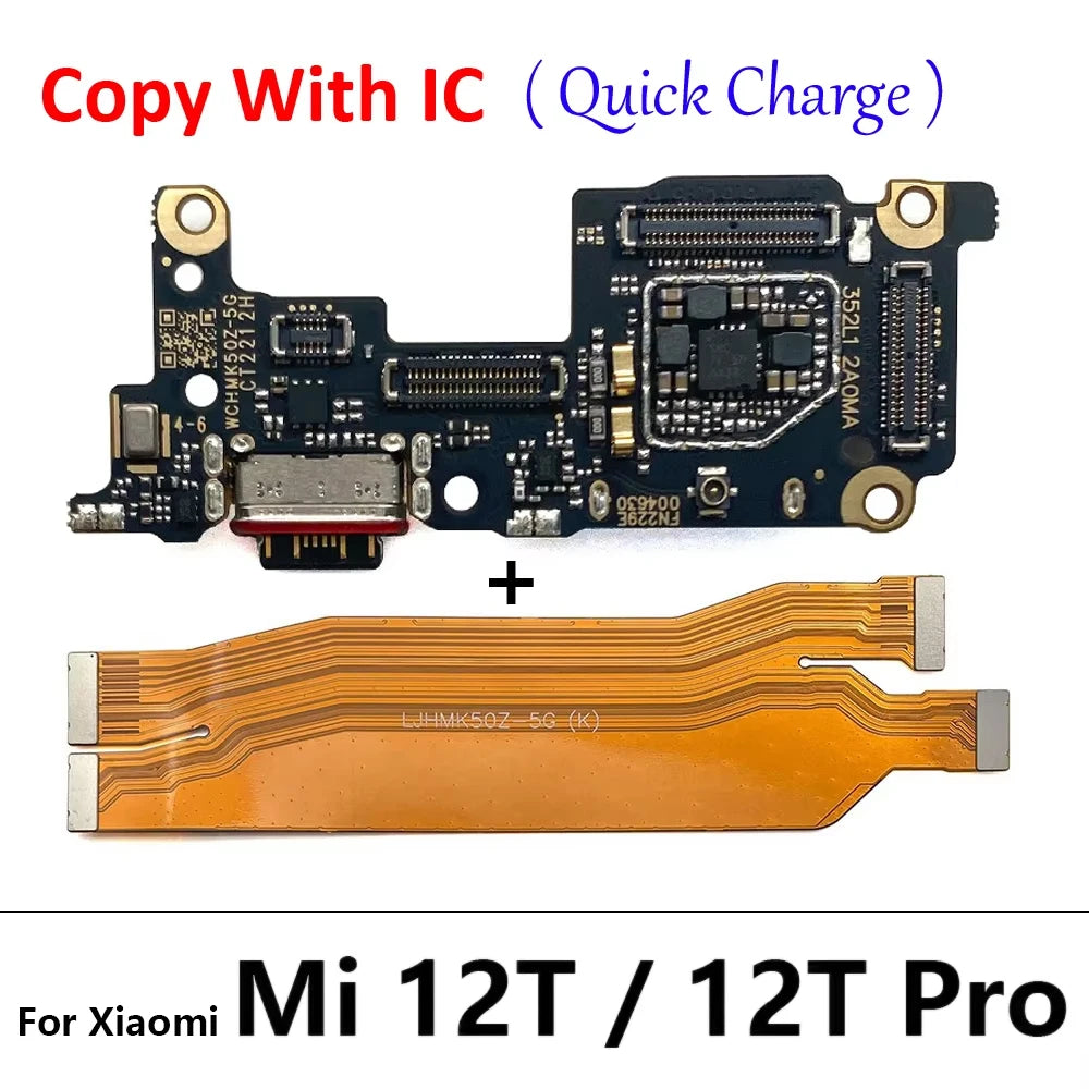 New USB Charger Charging Dock Port Connector Main Mainboard Board Flex Cable For Xiaomi Mi 10 10T 11 11T 12 12T 13 13T Pro Lite  Xiaomi  Xiao mi phone repair parts