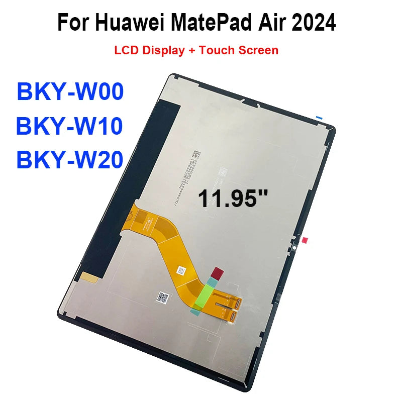 11.95" Tablet LCD For Huawei MatePad Air 2024 BKY-W00 BKY-W10 BKY-W20 LCD Display Touch Screen Replacement Glass Assembly Parts HUAWEI Tablet repair parts