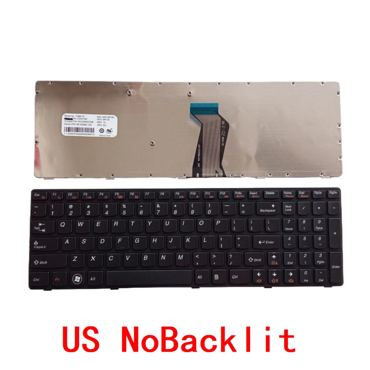 New US Russian Laptop Backlit Keyboard For Lenovo Ideapad Y580 Y580N Y580A Y590 Y590N Notebook PC Replacement Y580 Lenovo laptop repair parts