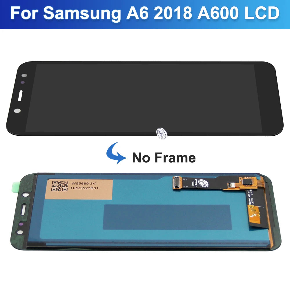 A600 Display Screen, for Samsung Galaxy A6 2018 A600 A600F A600FN LCD Display Digital Touch Screen Assembly Replacement Samsung phone repair parts