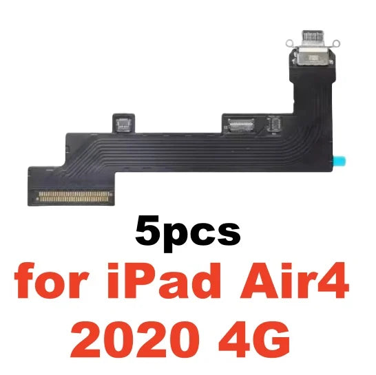 AliSunny 5pcs Charging Port  Flex Cable for iPad 7 8 9 10inch 5 6 Air Mini 2 3 4 A1474  A1475  Charger USB Dock iPad tablet repair parts
