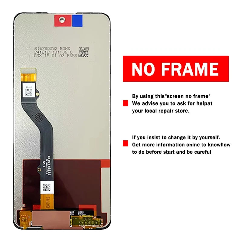 6.8“High Quality For Motorola G60S LCD XT2133-2 Display With Touch Screen Digitizer Assambly For Moto G60S Display With Frame Motorola phone repair parts