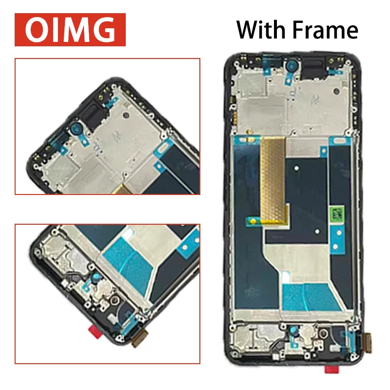 6.67"Super AMOLED For Realme 14T LCD RMX5078 Display Touch Screen Digitizer Panel Assembly For Realme14T Lcd Replacement Oppo phone repair parts Realme phone repair parts