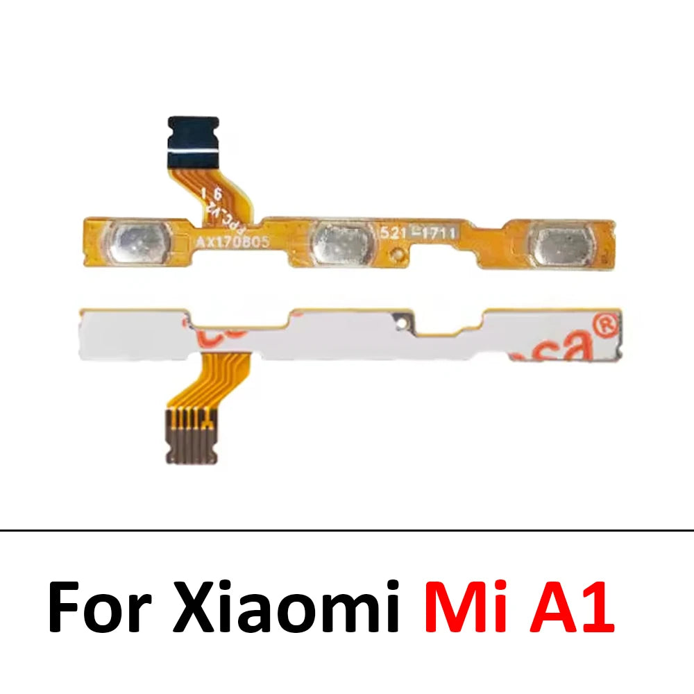 New For Xiaomi Mi A1 A2 A3 Redmi A1 A2 A3 Plus Volume Button Power Switch On Off Button Flex Cable  Xiaomi  Xiao mi phone repair parts