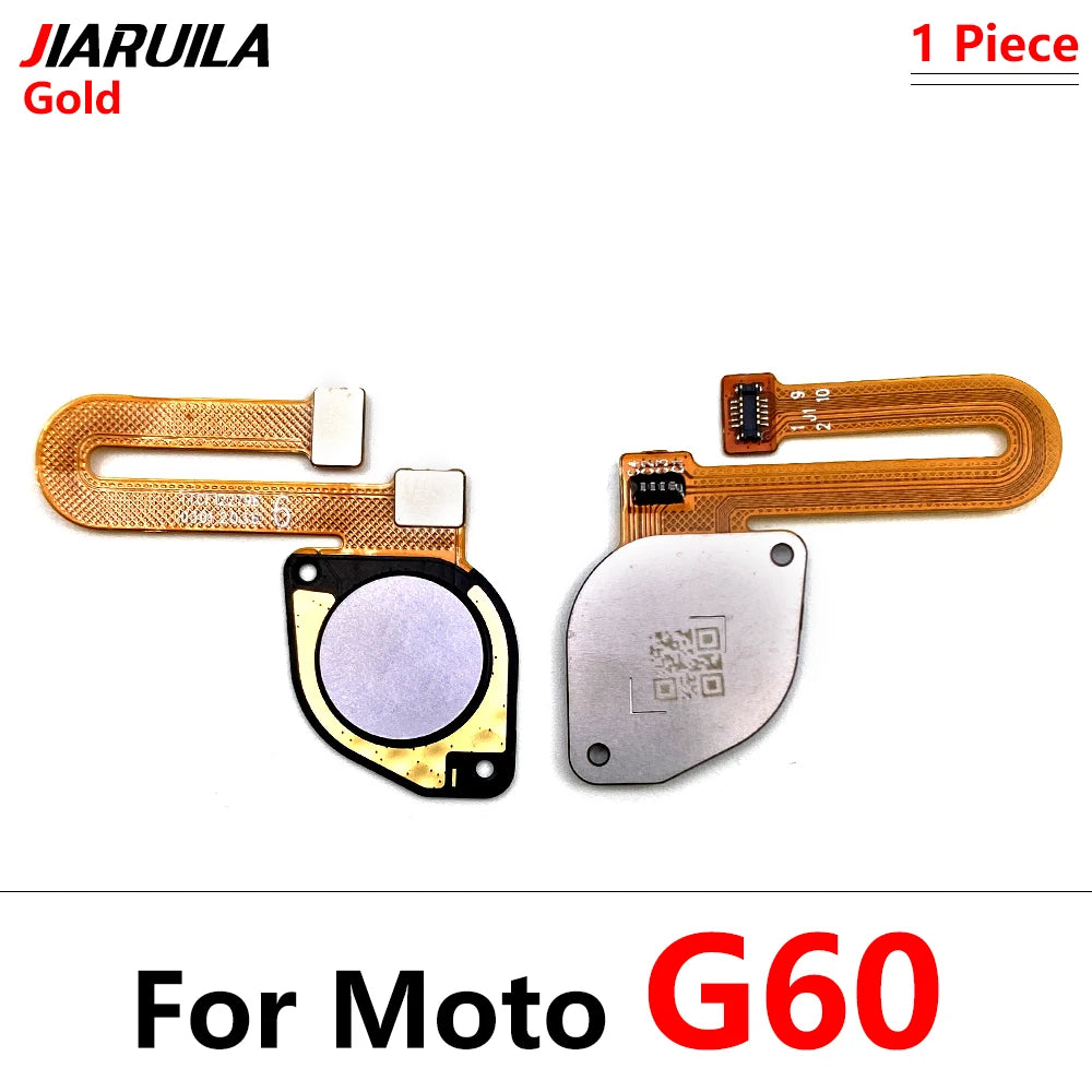 10Pcs/Lot,  Fingerprint Sensor Home Return Key Menu Button Flex Cable For Moto G10 G20 G30 G50 G60 G60s Motorola phone repair parts