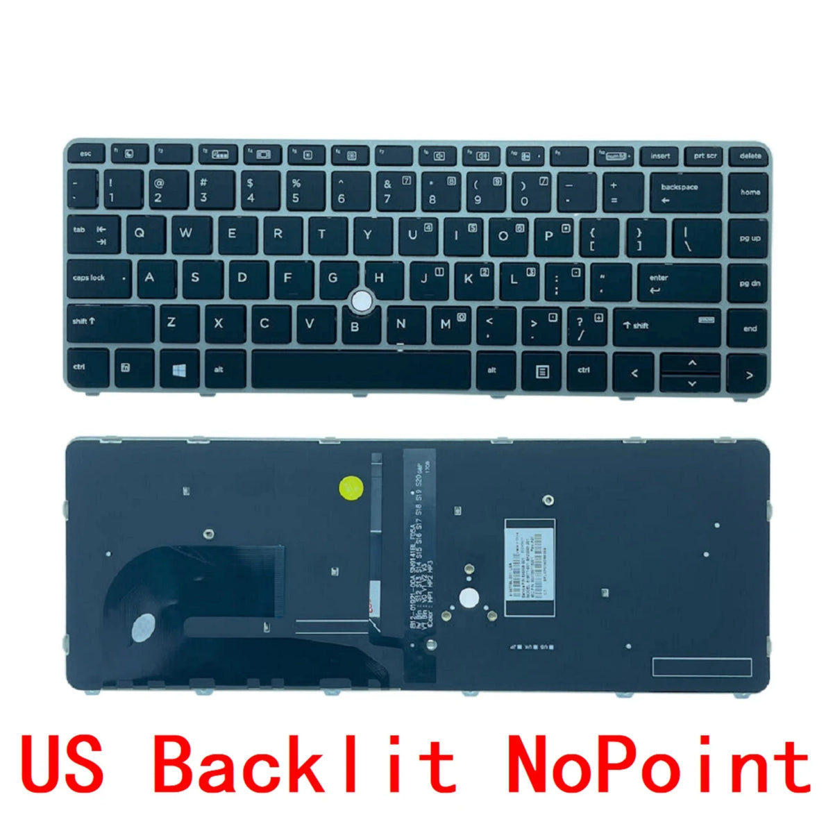 New US Russian Spanish Brazil Laptop Backlit Keyboard For HP EliteBook 840 G3 745 G3 745 G4 840 G4 848 G3  HP laptop repair parts
