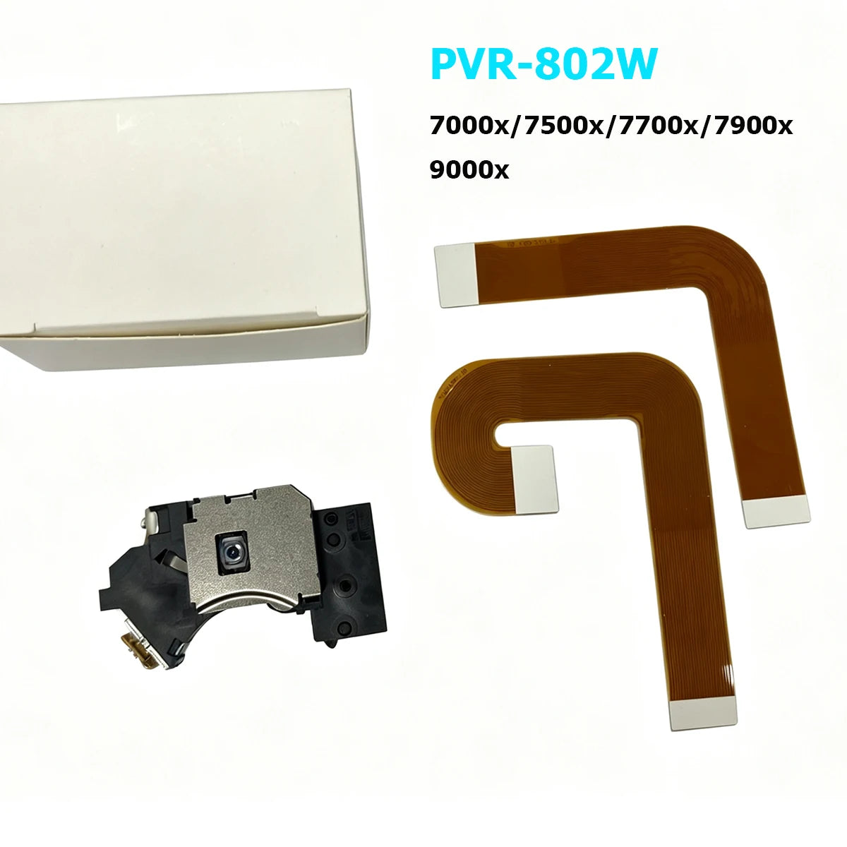 Optical Laser Lens Reader PVR-802W Replacement for PS2 Slim 70000 7000x 7500x 7700x 7900x 9000x Laser Lens Flex Ribbon Cable Game console repair parts