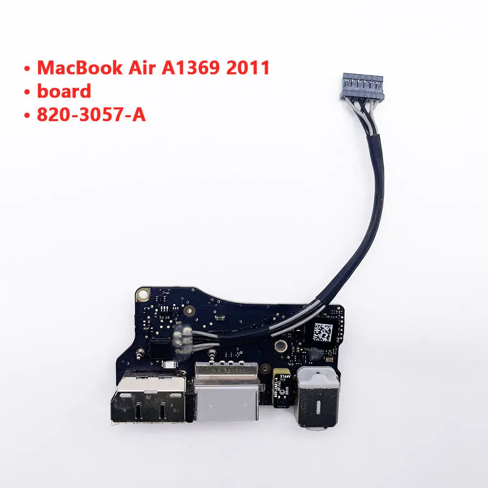 OEM For MacBook Air A1369 2010 2011 laptop USB audio DC Power Jack DC-IN Charging Flex Cable board 820-2869-B 820-3057-ALenovo laptop repair parts