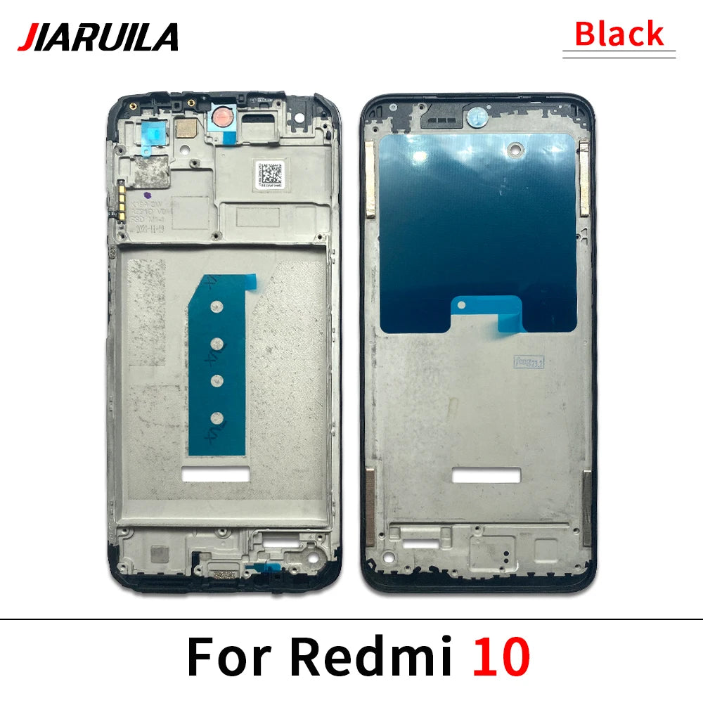 10Pcs Middle Frame Housing For Xiaomi Redmi 7A 8 8A 9 9A 9C 9T 10 10A 10C 12 12C 4G 5G Middle Frame Bezel Plate Cover Rear Bezel  Xiaomi  Xiao mi phone repair parts