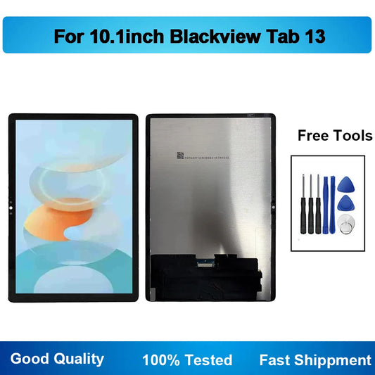 10.1 Inch For Blackview Tab 13 LCD Display Touch Screen Digitizer Assembly Replacement Free Tools Tablet repair parts