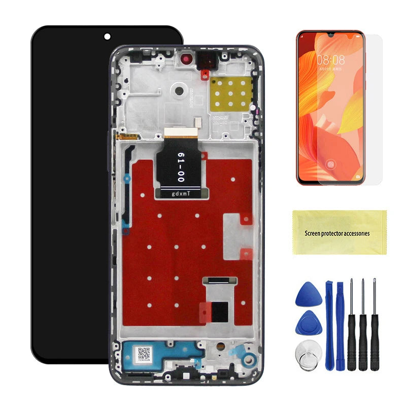 6.7'' For Honor X8a LCD CRT-LX1 CRT-LX2 CRT-LX3 Display With FrameTouch Screen Digitizer Assembly for honor x8a  LCD Screen Honor phone repair parts