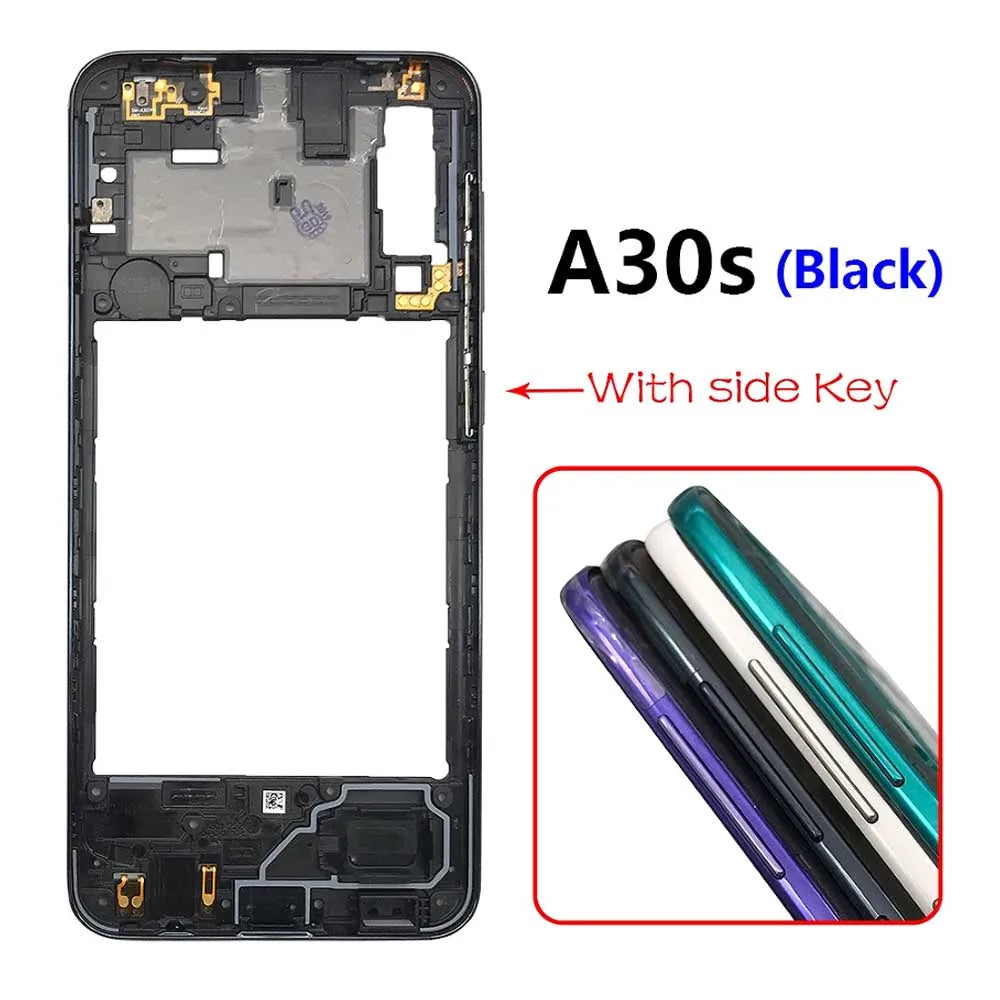Middle Frame Holder Housing For Samsung A21s A20s A30s A50s A70s Replacement Repair Parts Samsung phone repair parts