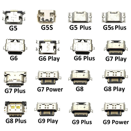 Type-C USB Charger Jack Connector Data charging port plug For Motorola Moto G9 G4 G5 G5S G6 G7 Plus G8 Power Play Lite Motorola phone repair parts