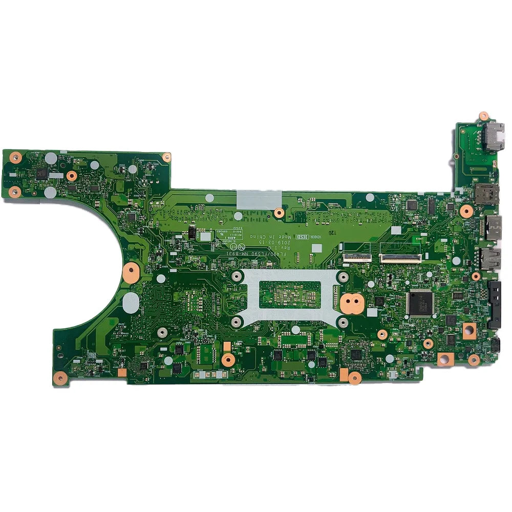 Laptop Motherboard For Lenovo ThinkPad L490 L590 AMD NM-B931 With CPU I5 8265U I7 8565U GPU R535 FRU:02DM280 02DM278 02DM279 Lenovo laptop repair parts