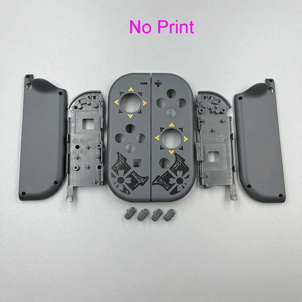 For Switch Oled Replacement Clear Transparent Shell Cover  SL SR Buttons for Nintendo Switch NS Joy Con  Controller Housing Case Game console repair parts