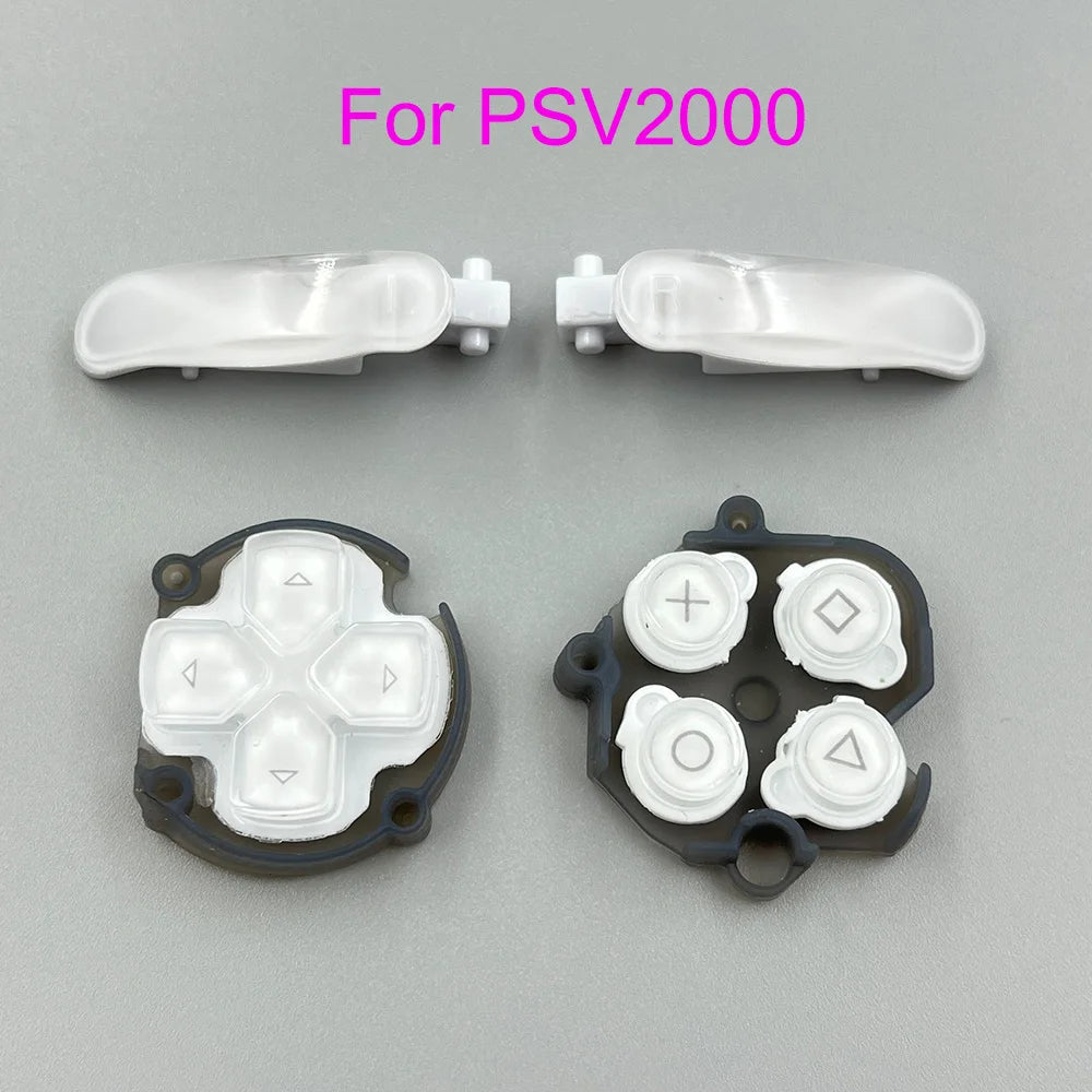1PC For PSVita 2000 White Black  L R Trigger Button For PSV2000 Replacement Cross Function Button Game console repair parts