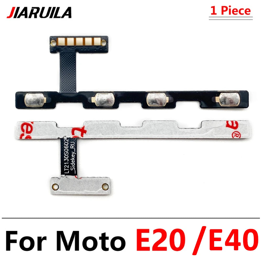 Power On Off Volume Button Key Flex Cable For Motorola Moto E20 E30 E40 E13 E14 E15 E22 E22i E23 E32 E32s Motorola phone repair parts