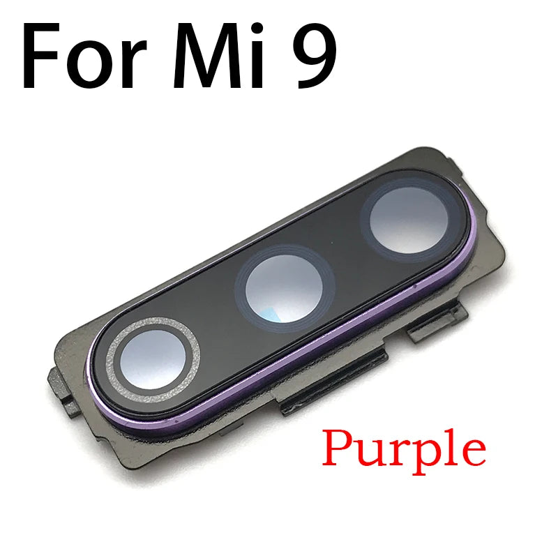 New For Xiaomi Mi 9 Se Mi9 9 Back Rear Camera Glass Lens Frame Cover With Adhensive  Xiaomi  Xiao mi phone repair parts