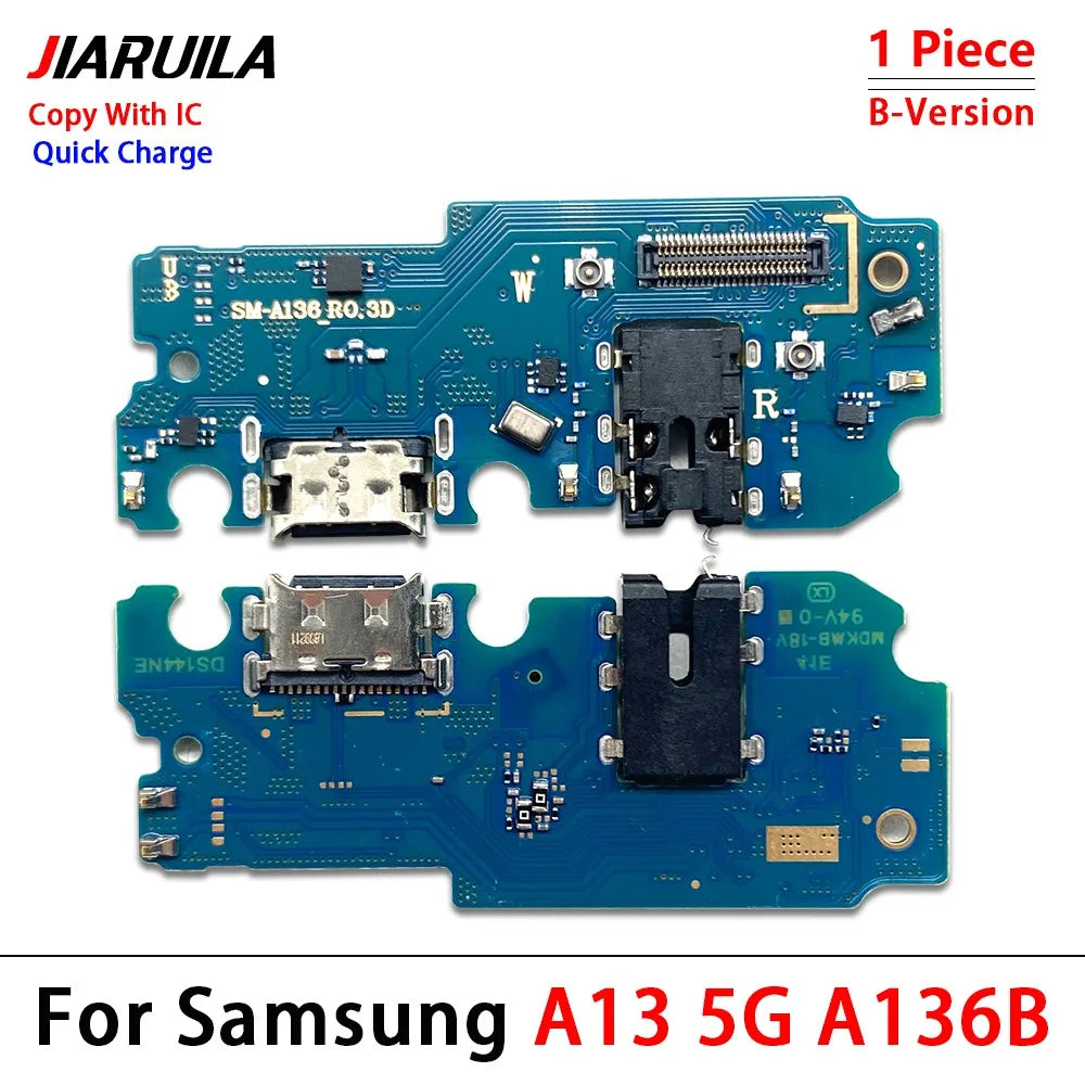 50Pcs, New For Samsung A13 A23 A33 A53 A14 A24 A34 A54 4G 5G USB Charge Port Jack Dock Connector Charging Board Flex Cable Samsung phone repair parts