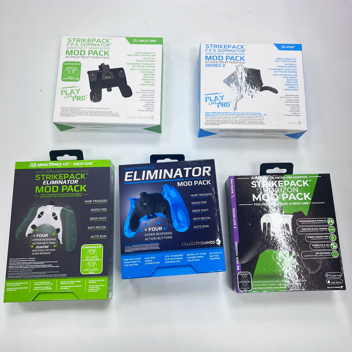 Cronus Zen Collective Minds Strike Pack FOR PS4 XBOX ONE  Eliminator Mod Pack XBOX SERIES HORIZON Game console repair parts